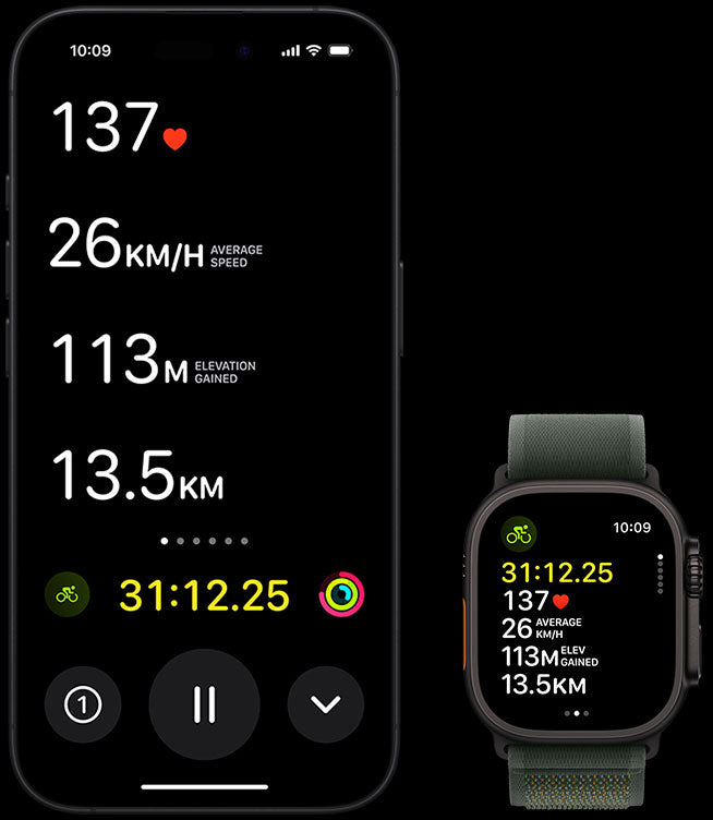 Iwatch ultra 2 | Black -  Alpine Loop | OLED Always‑On Retina display - Up to 3,000 nits | Easy 15-Day Returns - Airpod Pro (Free)