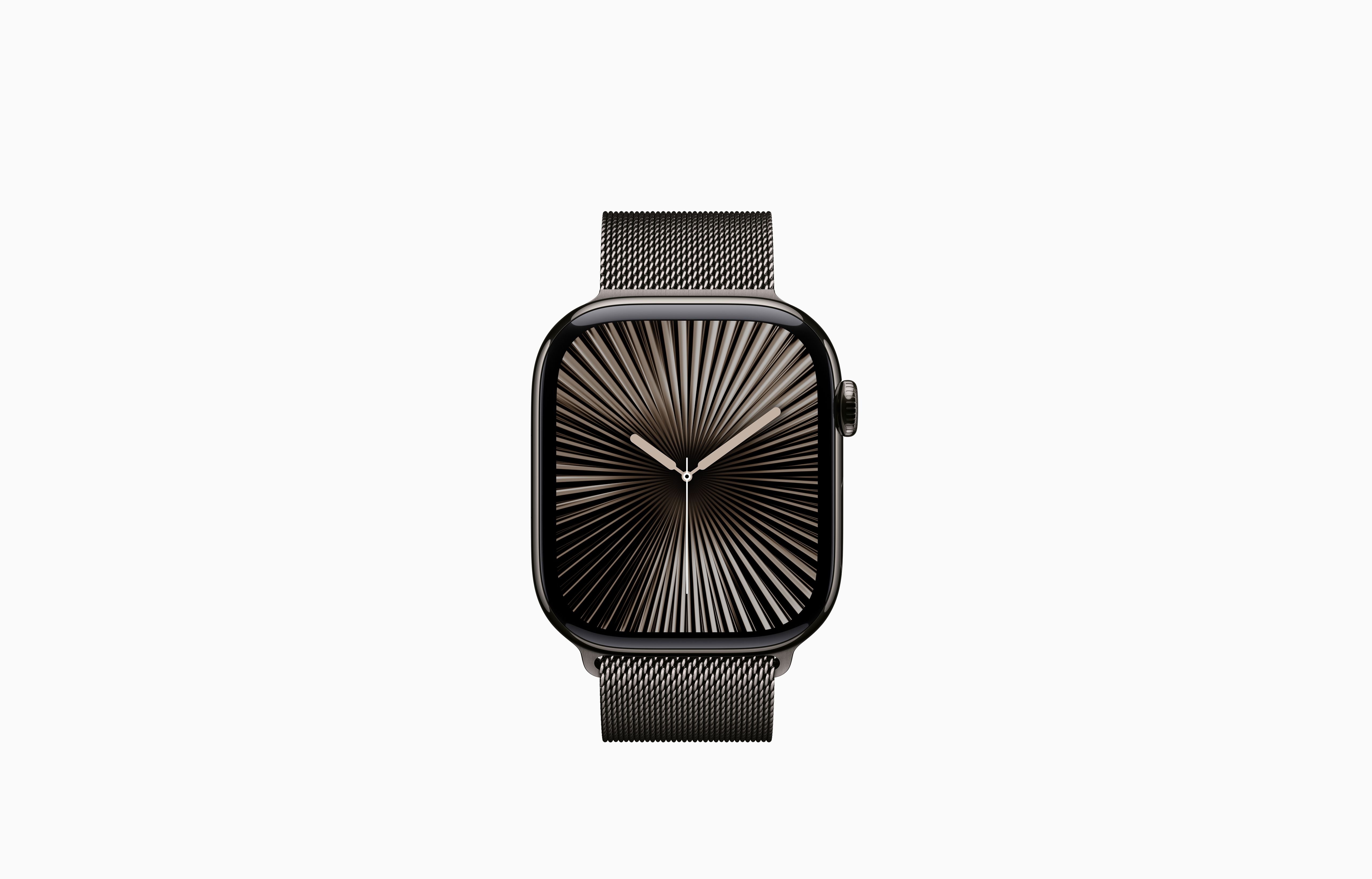 Iwatch Series 10  Titanium |  Milanese Loop | OLED Always‑On Retina display | Easy 15-Day Returns - with Airpod Pro (Free)