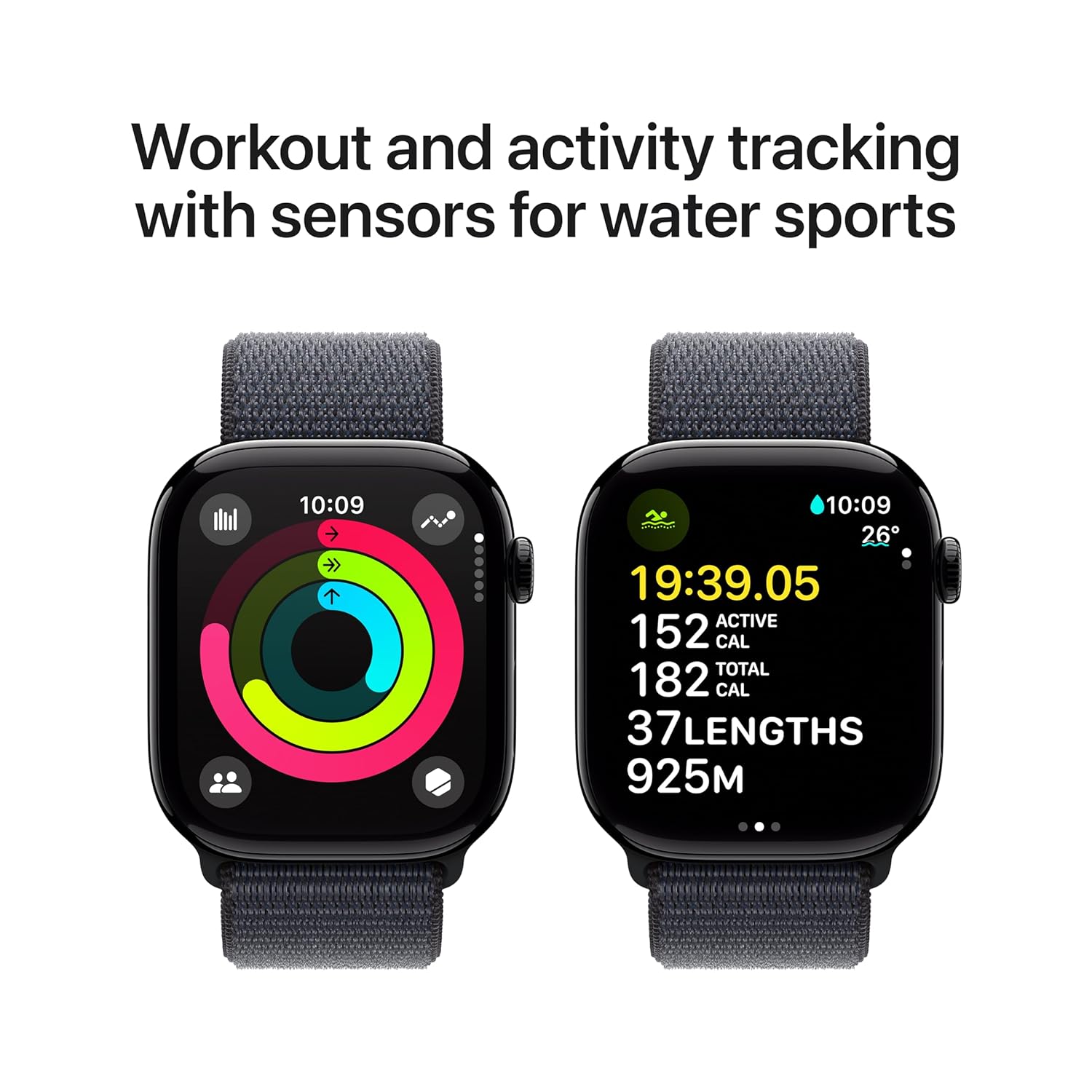 Iwatch Series 10  Titanium |  Milanese Loop | OLED Always‑On Retina display | Easy 15-Day Returns - with Airpod Pro (Free)