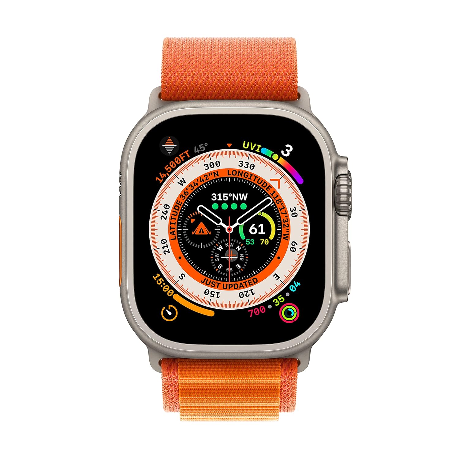 Iwatch ultra 2 | Orange Ocean Band | OLED Always‑On Retina display - Up to 3,000 nits | Easy 15-Day Returns - Airpod Pro (Free)