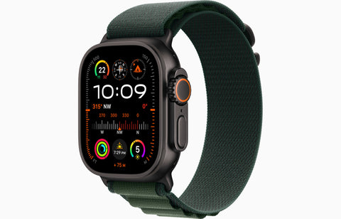 Iwatch ultra 2 | Black -  Alpine Loop | OLED Always‑On Retina display - Up to 3,000 nits | Easy 15-Day Returns - Airpod Pro (Free)