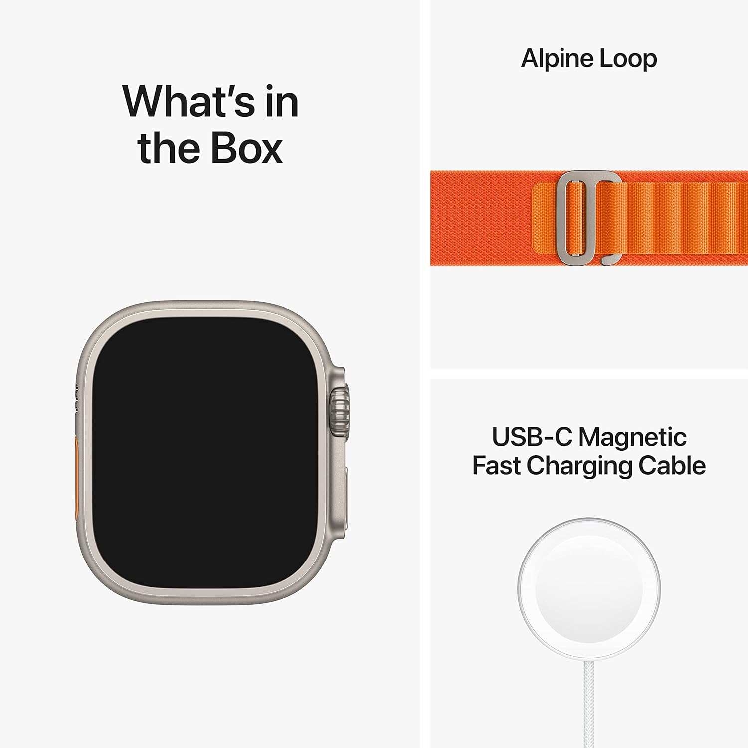 Iwatch ultra 2 | Orange Ocean Band | OLED Always‑On Retina display - Up to 3,000 nits | Easy 15-Day Returns - Airpod Pro (Free)