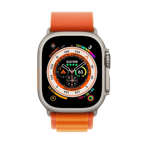 Iwatch ultra 2 | Orange Ocean Band | OLED Always‑On Retina display - Up to 3,000 nits | Easy 15-Day Returns - Airpod Pro (Free)
